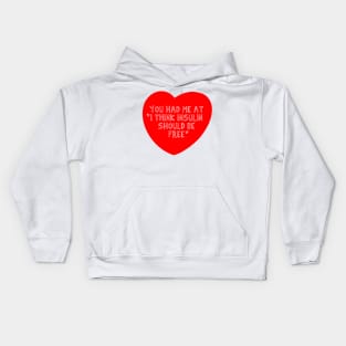 You Had Me At "I Think Insulin" Kids Hoodie